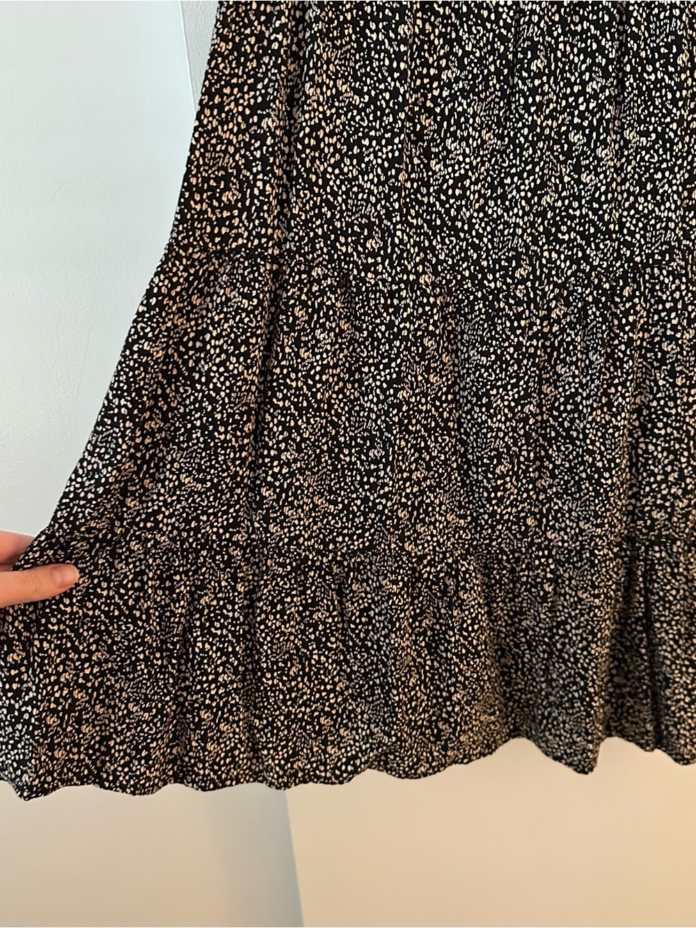 Old Navy Speckled Tiered Mini Dress - Picture 2 of 7